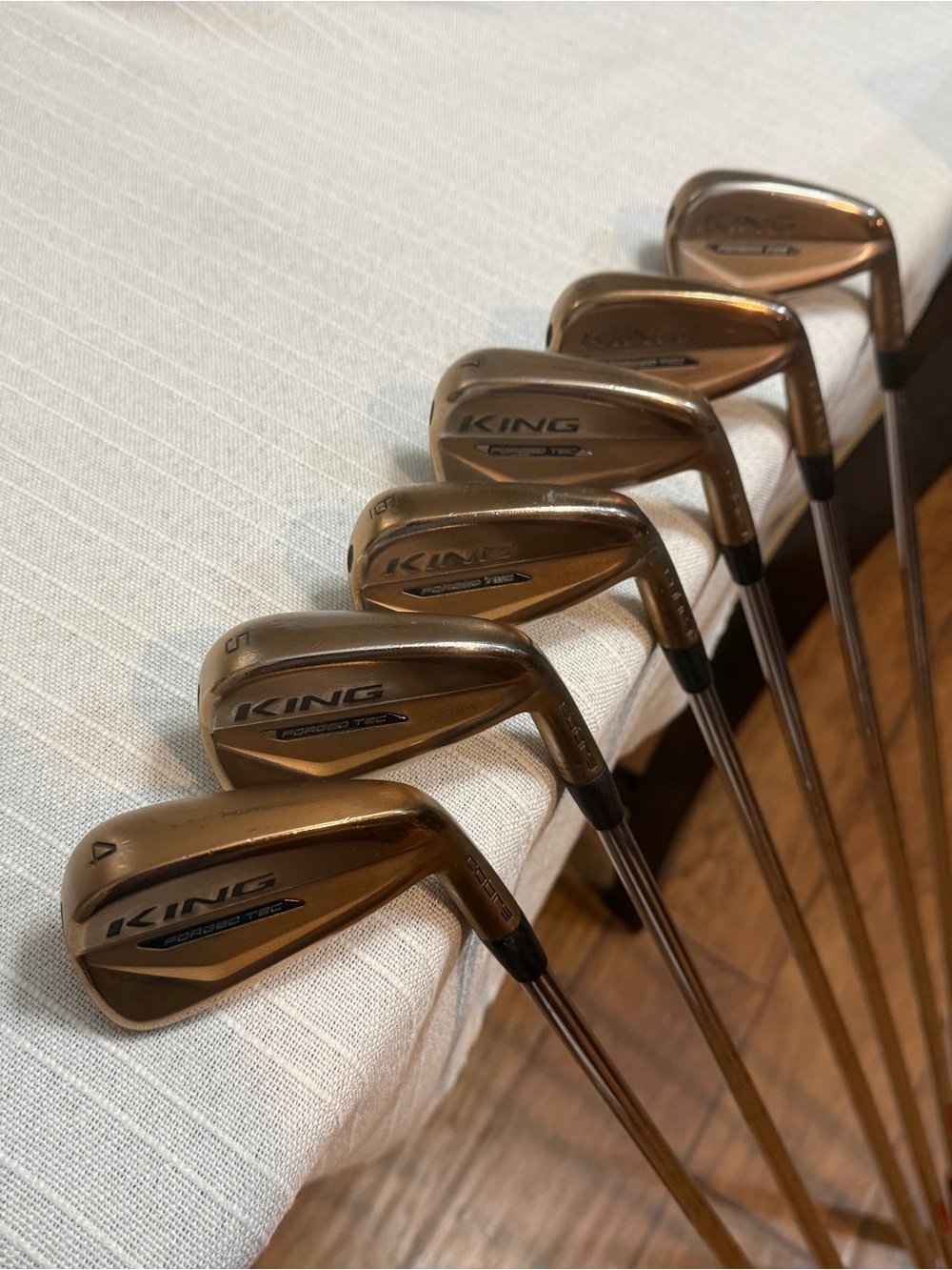Cobra golf clubs cobra forged tec irons copper cobra iron set